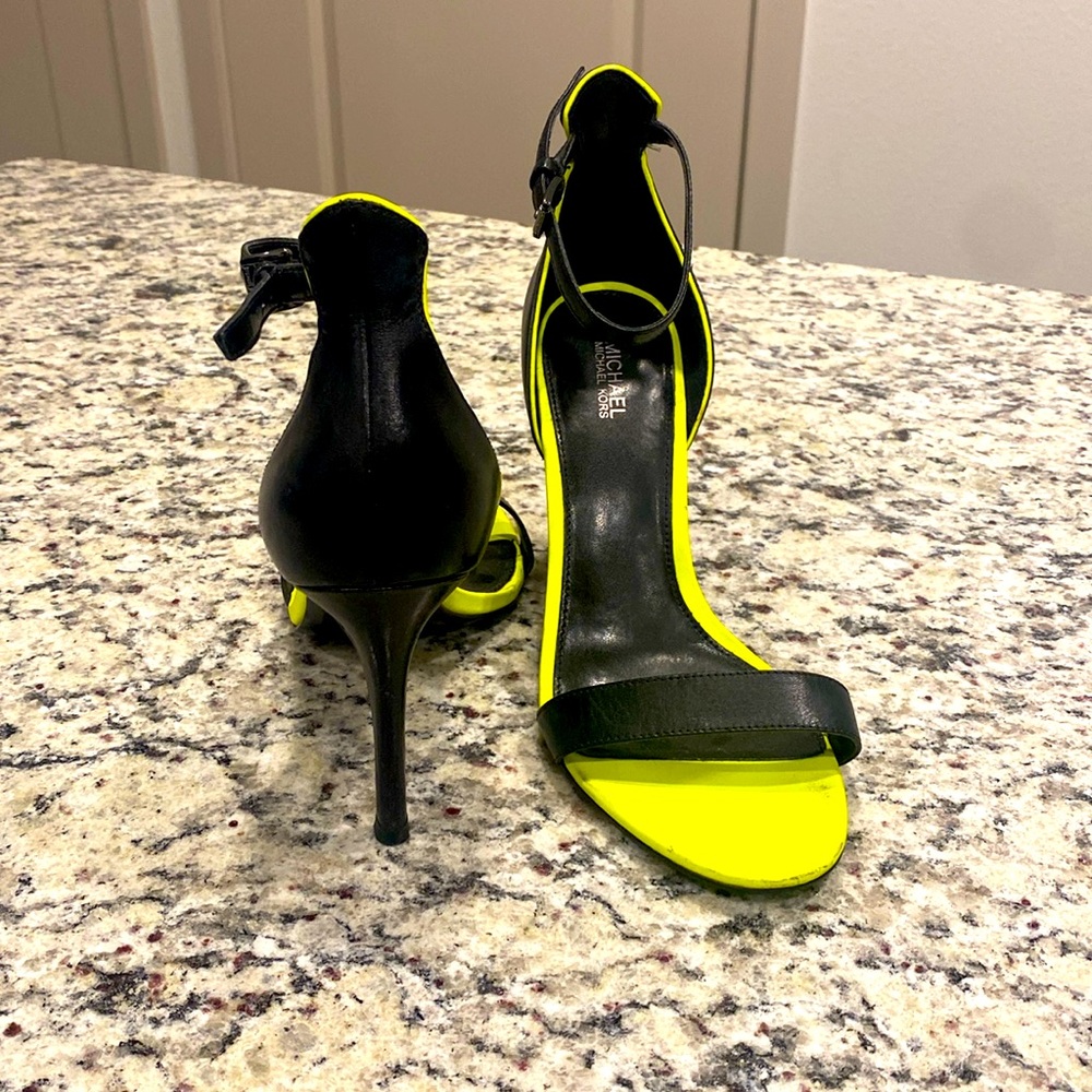 Michael Kors ankle strap heels size 8